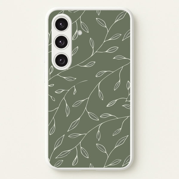 Thin Leaves - Foliage  - Foliage Phone Case for Galaxy S24 Plus