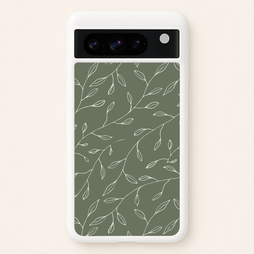 Thin Leaves - Foliage  - Foliage Phone Case for Google Pixel 8 Pro