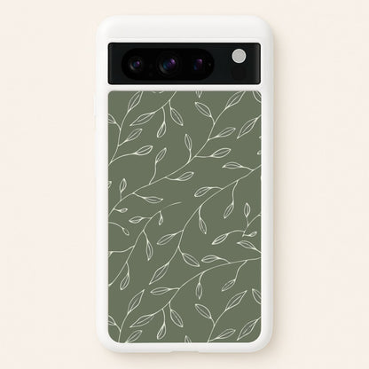 Thin Leaves - Foliage  - Foliage Phone Case for Google Pixel 8 Pro