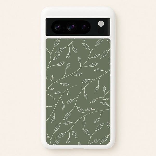 Thin Leaves - Foliage  - Foliage Phone Case for Google Pixel 8 Pro