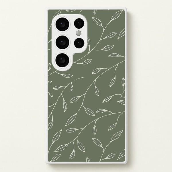 Thin Leaves - Foliage  - Foliage Phone Case for Galaxy S24 Ultra