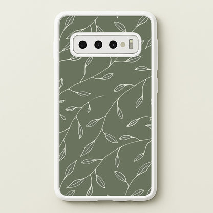 Thin Leaves - Foliage  - Foliage Phone Case for Galaxy S10 Plus