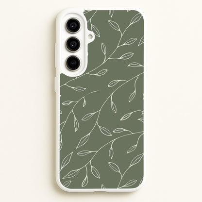 Thin Leaves - Foliage  - Foliage Phone Case for Galaxy A56