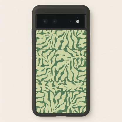 Light Green Leaf - Foliage  - Foliage Phone Case for Google Pixel 6
