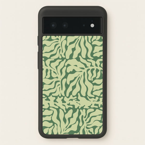Light Green Leaf - Foliage  - Foliage Phone Case for Google Pixel 6