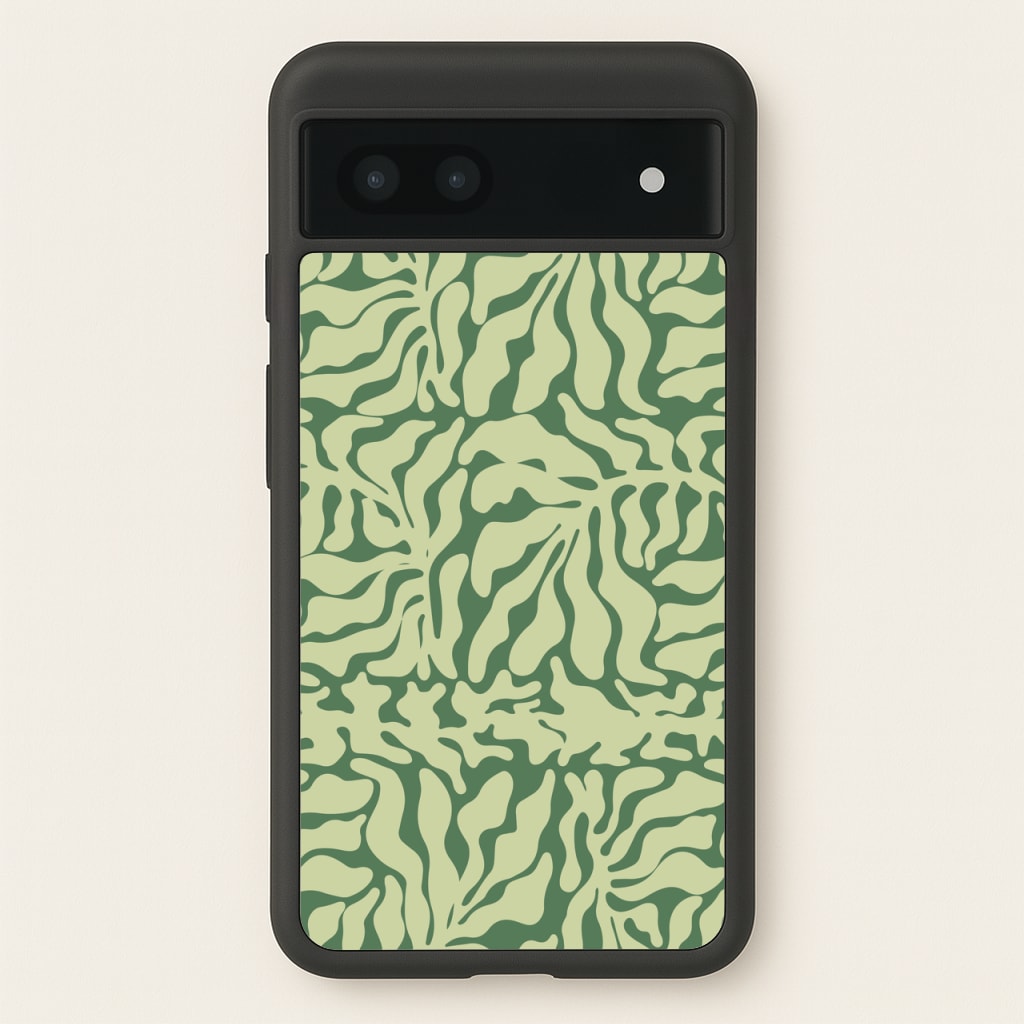 Light Green Leaf - Foliage  - Foliage Phone Case for Google Pixel 6a