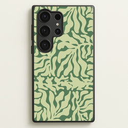 Light Green Leaf - Foliage  - Foliage Phone Case for Galaxy S25 Ultra