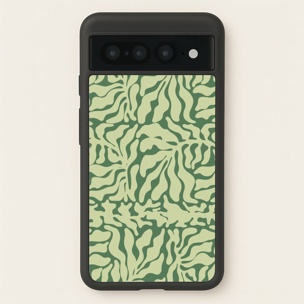 Light Green Leaf - Foliage  - Foliage Phone Case for Google Pixel 7 Pro