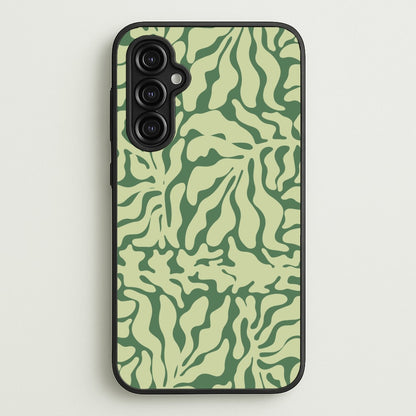 Light Green Leaf - Foliage  - Foliage Phone Case for Galaxy A14