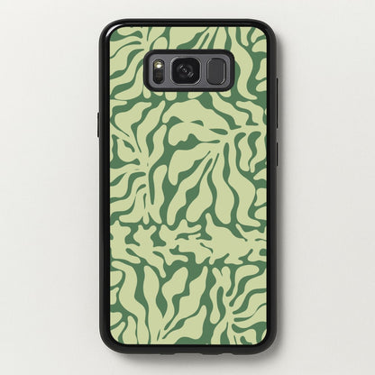 Light Green Leaf - Foliage  - Foliage Phone Case for Galaxy S8 Plus