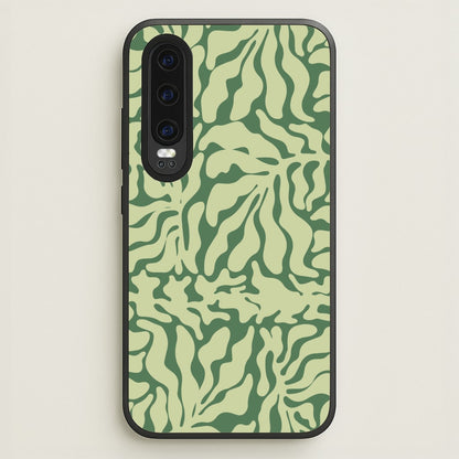 Light Green Leaf - Foliage  - Foliage Phone Case for Huawei P30