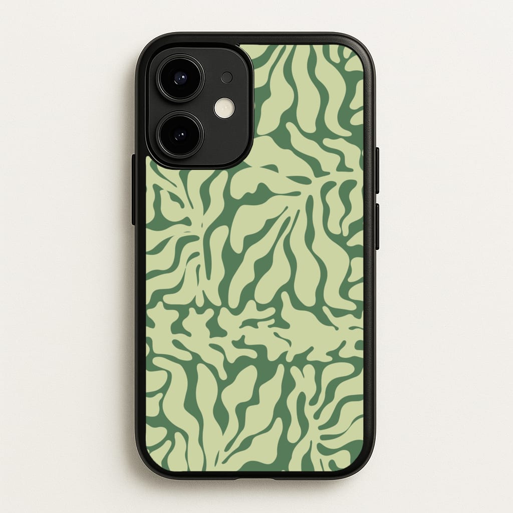 Light Green Leaf - Foliage  - Foliage Phone Case for iPhone 12 / 12 Pro