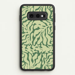 Light Green Leaf - Foliage  - Foliage Phone Case for Galaxy S10e