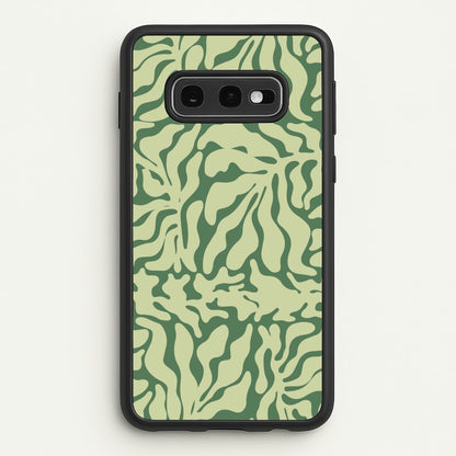 Light Green Leaf - Foliage  - Foliage Phone Case for Galaxy S10e