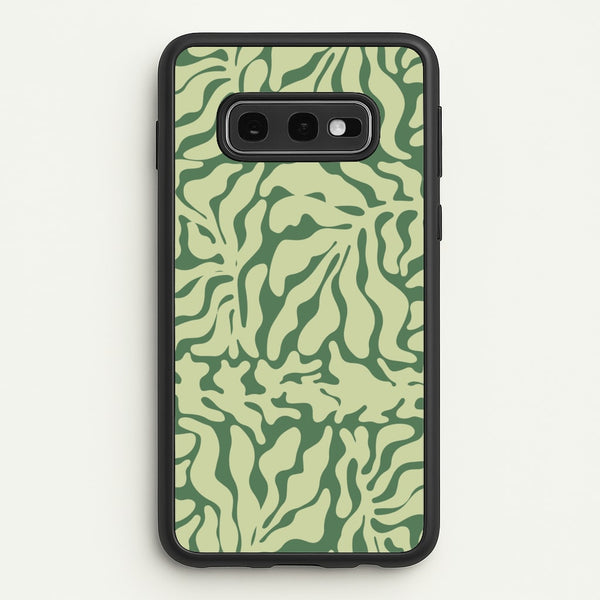 Light Green Leaf - Foliage  - Foliage Phone Case for Galaxy S10e