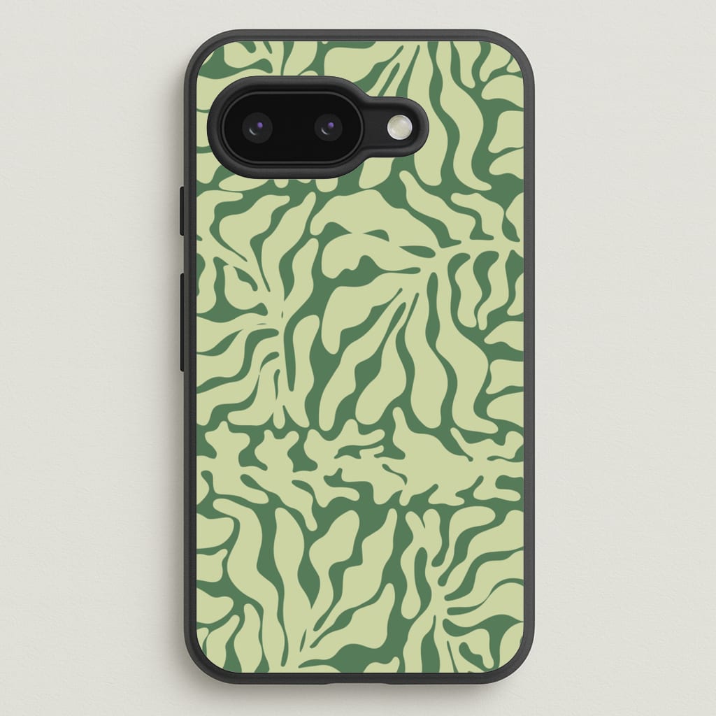 Light Green Leaf - Foliage  - Foliage Phone Case for Google Pixel 9a