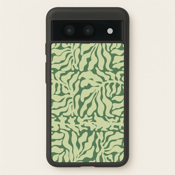 Light Green Leaf - Foliage  - Foliage Phone Case for Google Pixel 8a