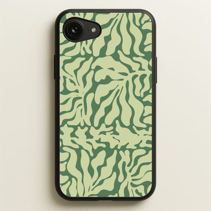 Light Green Leaf - Foliage  - Foliage Phone Case for iPhone 16e