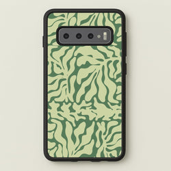 Light Green Leaf - Foliage  - Foliage Phone Case for Galaxy S10