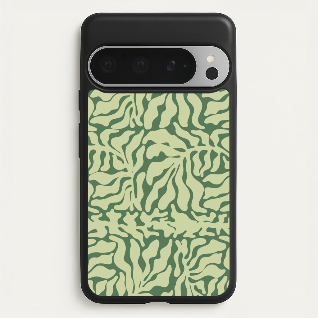 Light Green Leaf - Foliage  - Foliage Phone Case for Google Pixel 9 Pro XL