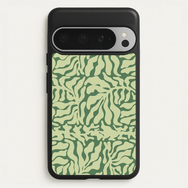 Light Green Leaf - Foliage  - Foliage Phone Case for Google Pixel 9 Pro XL
