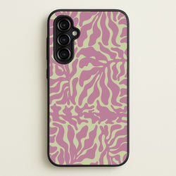 Pink Leaves - Foliage  - Foliage Phone Case for Galaxy A54