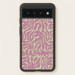 Pink Leaves - Foliage  - Foliage Phone Case for Google Pixel 7 Pro