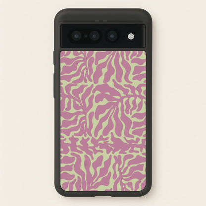 Pink Leaves - Foliage  - Foliage Phone Case for Google Pixel 7 Pro