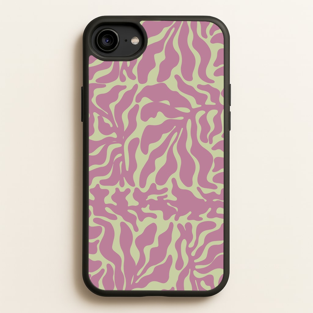 Pink Leaves - Foliage  - Foliage Phone Case for iPhone 6 / 7 / 8 / SE