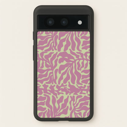 Pink Leaves - Foliage  - Foliage Phone Case for Google Pixel 8a