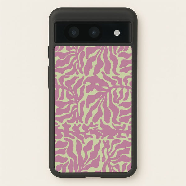 Pink Leaves - Foliage  - Foliage Phone Case for Google Pixel 8a
