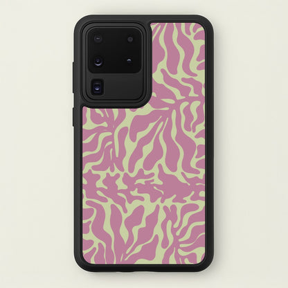 Pink Leaves - Foliage  - Foliage Phone Case for Galaxy S20 Ultra