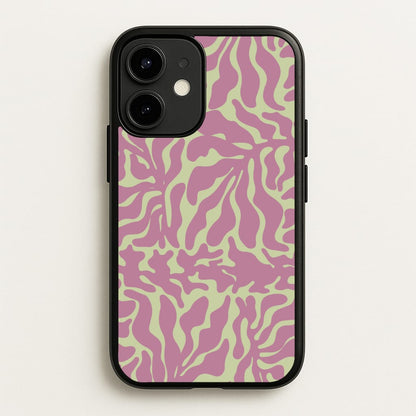 Pink Leaves - Foliage  - Foliage Phone Case for iPhone 12 / 12 Pro