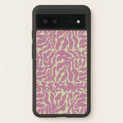 Pink Leaves - Foliage  - Foliage Phone Case for Google Pixel 7