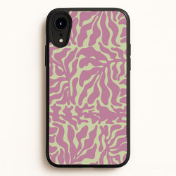 Pink Leaves - Foliage  - Foliage Phone Case for iPhone XR