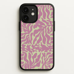 Pink Leaves - Foliage  - Foliage Phone Case for iPhone 11