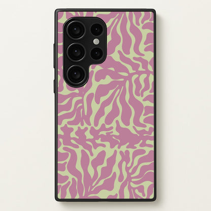 Pink Leaves - Foliage  - Foliage Phone Case for Galaxy S24 Ultra