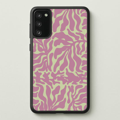 Pink Leaves - Foliage  - Foliage Phone Case for Galaxy A41