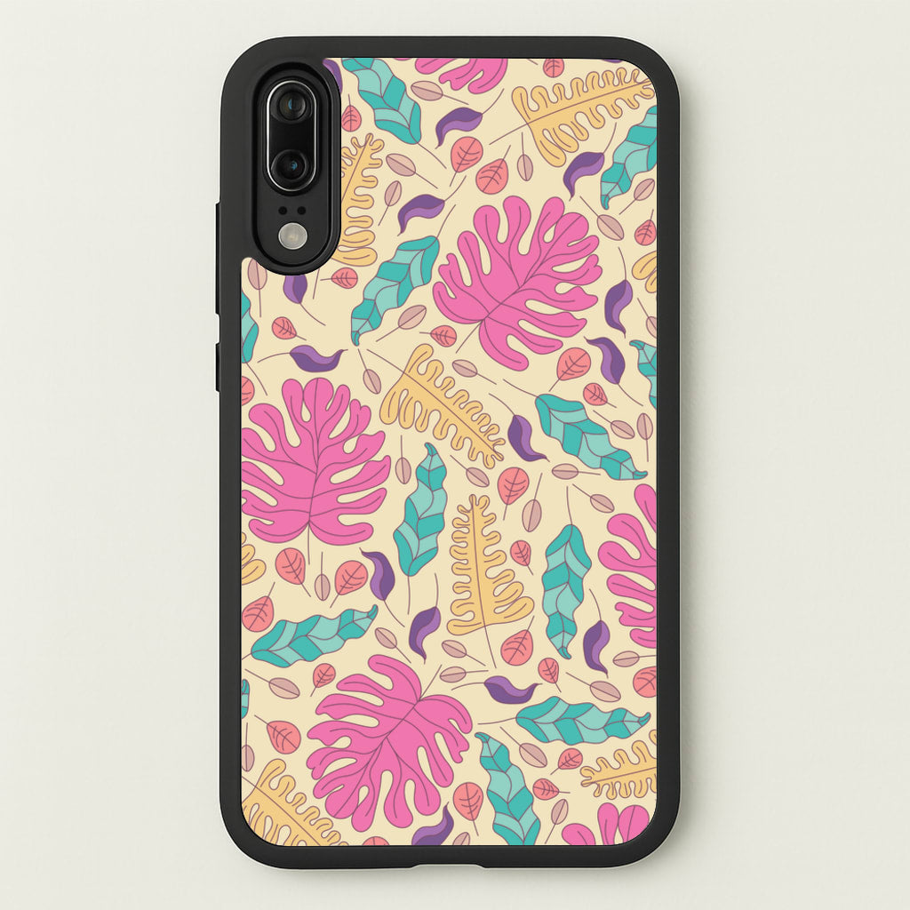 Multi Coloured Leaves - Foliage  - Foliage Phone Case for Huawei P20