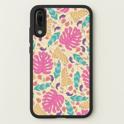 Multi Coloured Leaves - Foliage  - Foliage Phone Case for Huawei P20