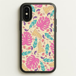 Multi Coloured Leaves - Foliage  - Foliage Phone Case for iPhone X / XS