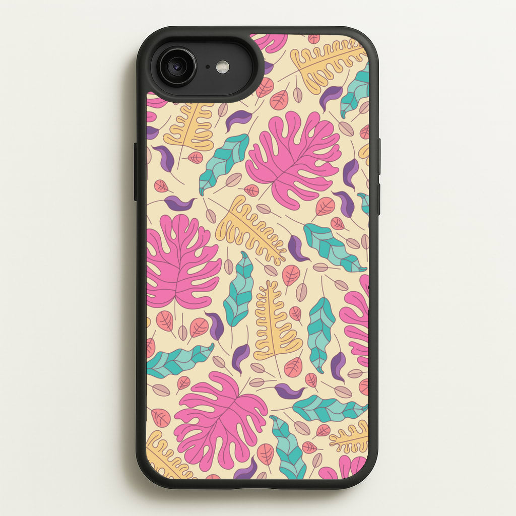 Multi Coloured Leaves - Foliage  - Foliage Phone Case for iPhone 6 Plus / 7 Plus / 8 Plus