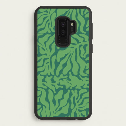 Green Leaves - Foliage  - Foliage Phone Case for Galaxy S9 Plus