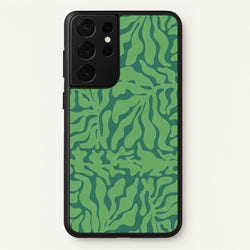 Green Leaves - Foliage  - Foliage Phone Case for Galaxy S21 Ultra