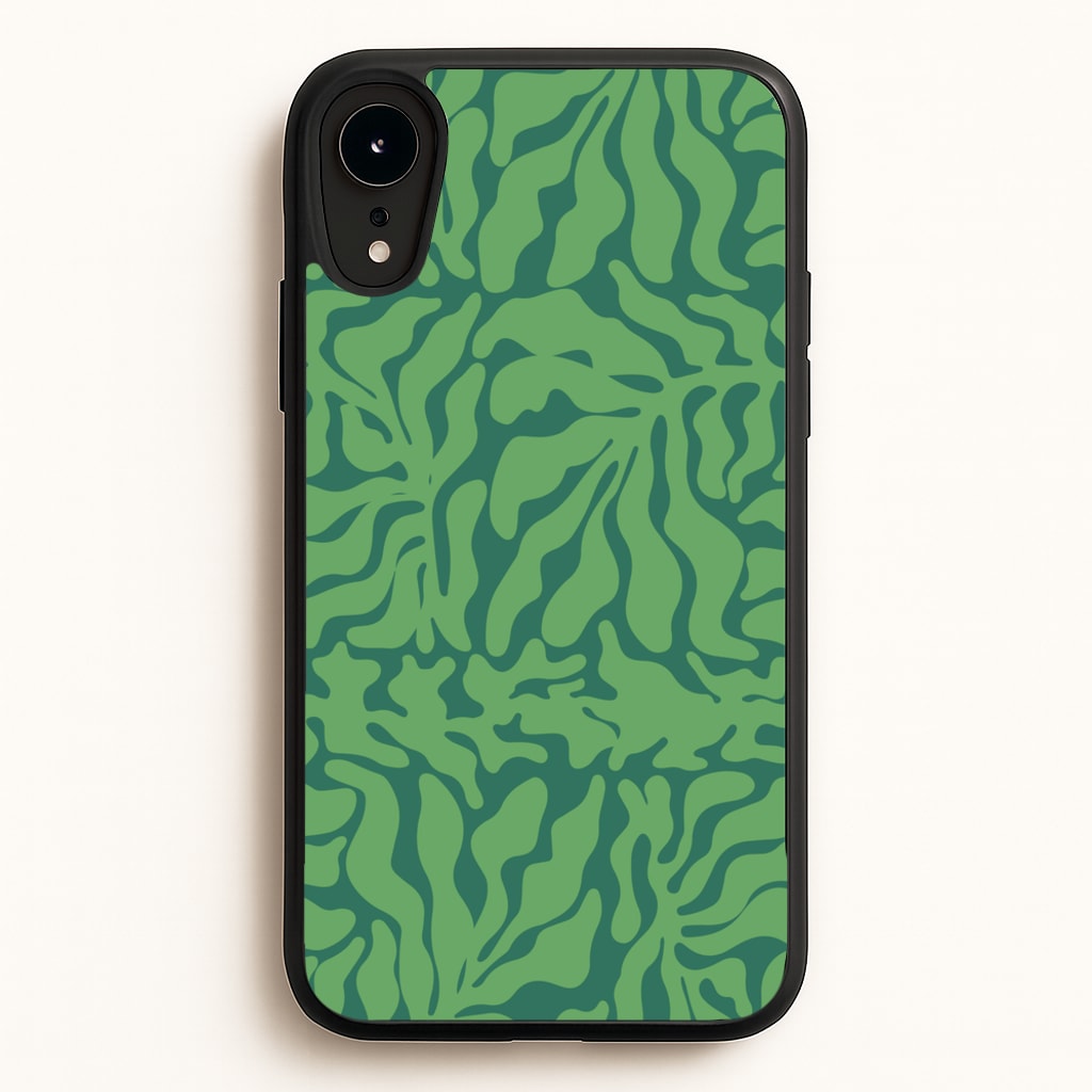 Green Leaves - Foliage  - Foliage Phone Case for iPhone XR