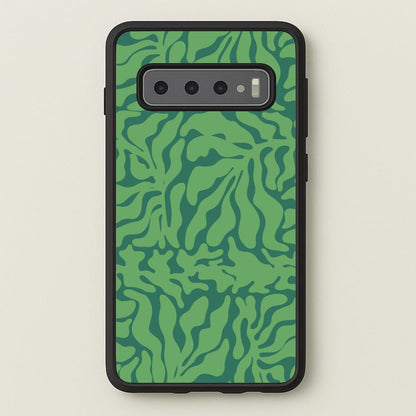 Green Leaves - Foliage  - Foliage Phone Case for Galaxy S10