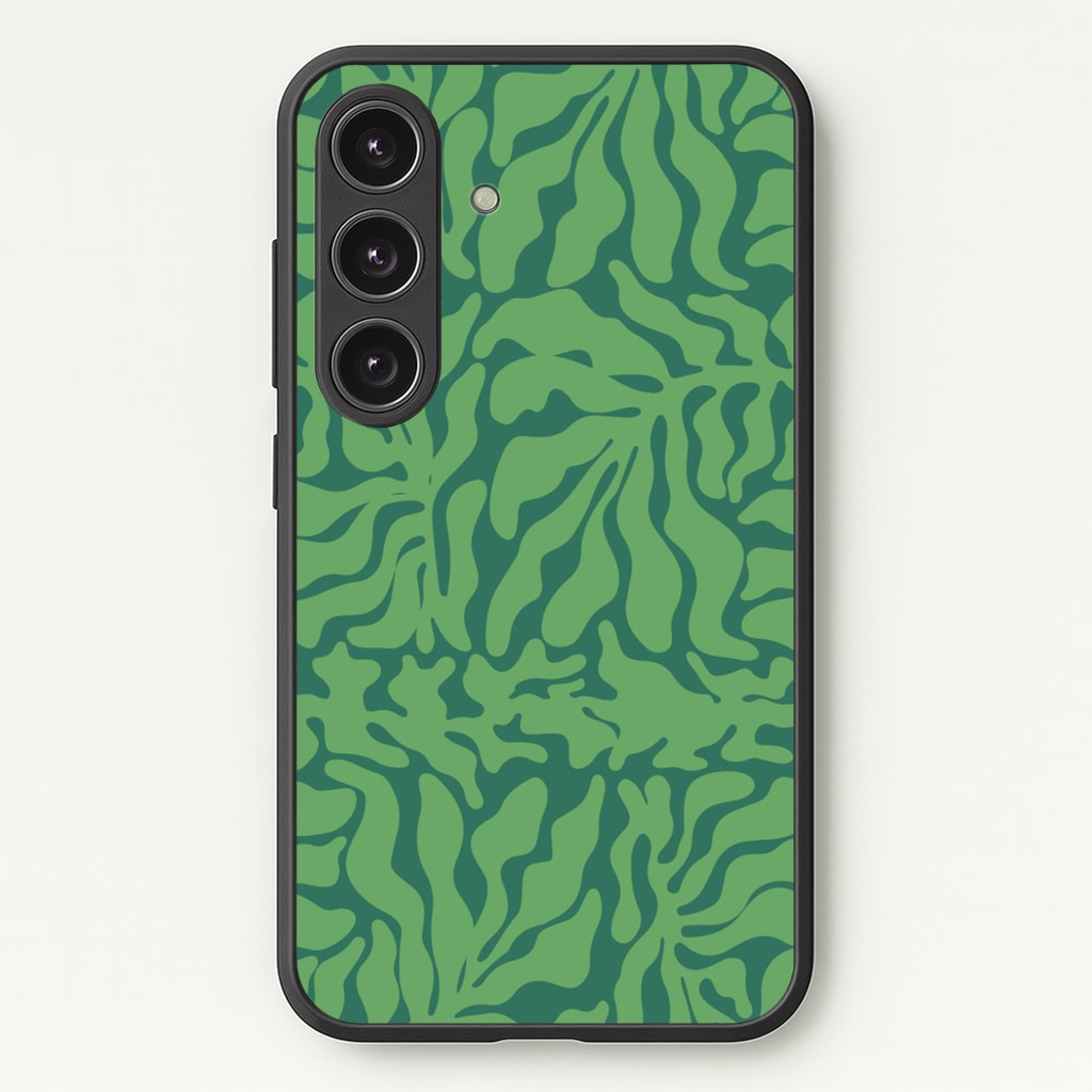 Green Leaves - Foliage  - Foliage Phone Case for Galaxy S25
