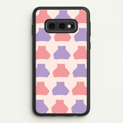 Snorlex pattern  - Pokemon Phone Case for Galaxy S10e