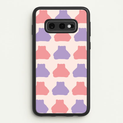 Snorlex pattern  - Pokemon Phone Case for Galaxy S10e