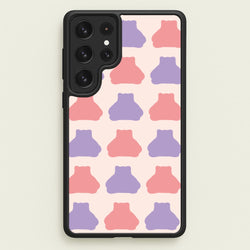 Snorlex pattern  - Pokemon Phone Case for Galaxy S23 Ultra